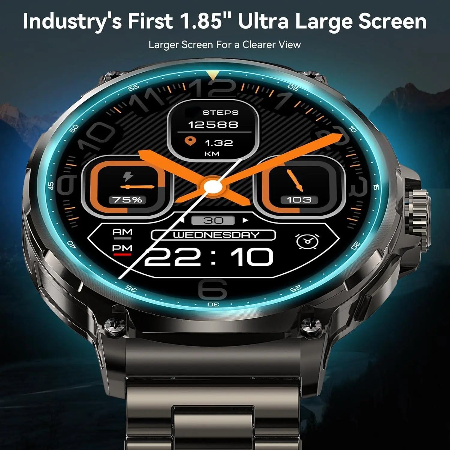 Multifunctional Smart Watch, Smartwatch with Calls, Fashion Digital Watch with Answer/Make Calls & 100+ Sport Modes, Waterproof Sports Watch for Women & Men