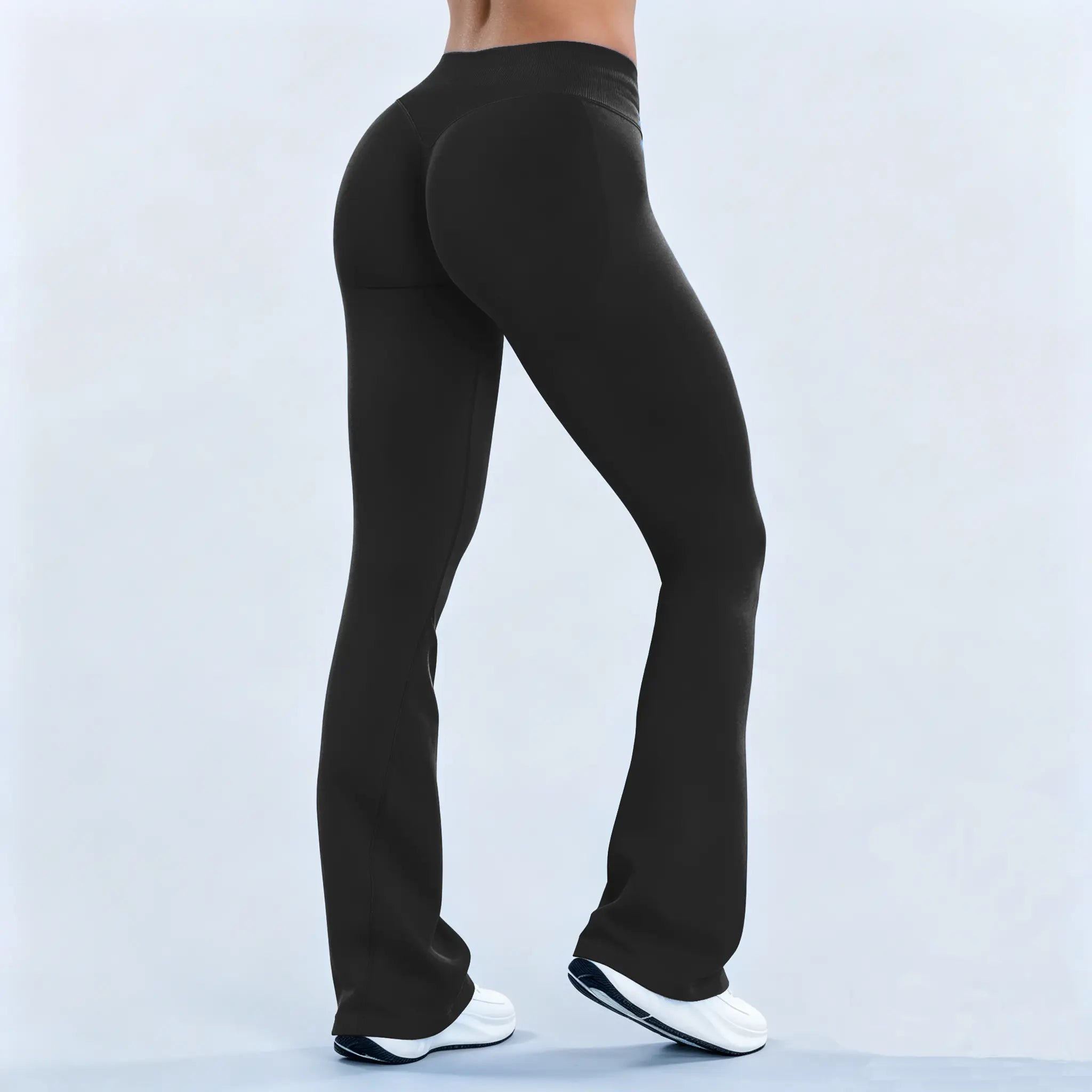 GYMER IMPACT Flares Butt Bottoms Gymwear Workout Gym Women Butt Lifting Pants Sportswear Sports Slim Fit Tummy Control Yoga
