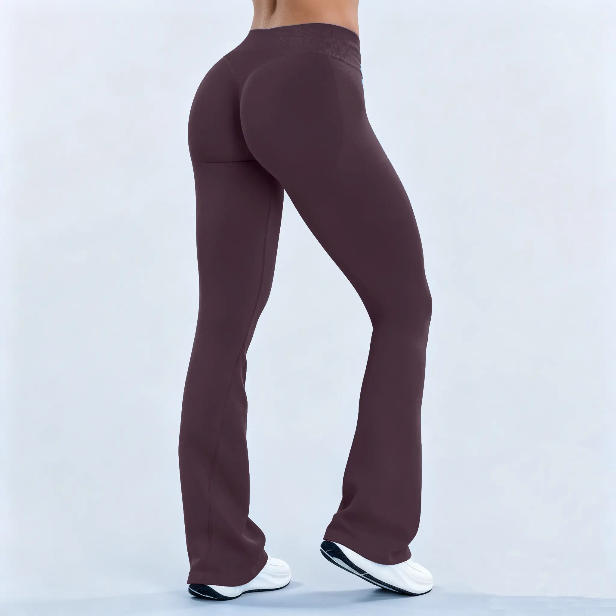 GYMER IMPACT Flares Butt Bottoms Gymwear Workout Gym Women Butt Lifting Pants Sportswear Sports Slim Fit Tummy Control Yoga